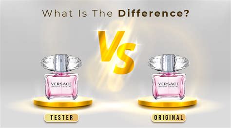 perfume testers vs original.